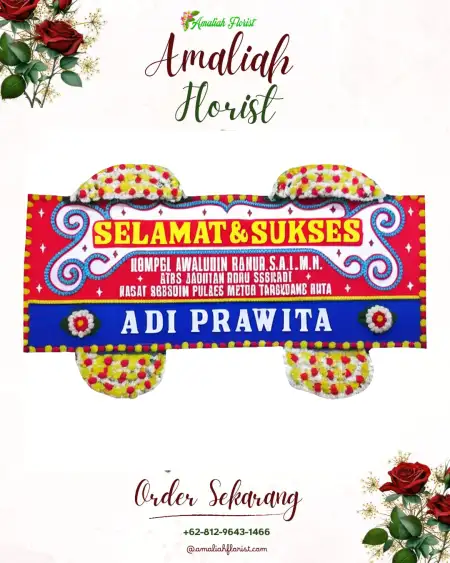 Papan Bunga Ucapan Selamat Nambak